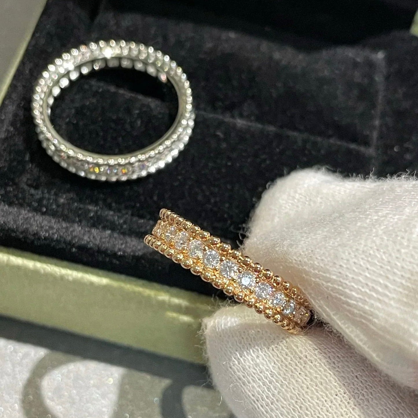 [Gaonasi]PERLEE DIAMOND ROSE GOLD RING