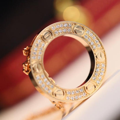 [Gaonasi]LOVE NECKLACE ADJUSTABLE ROSE GOLD