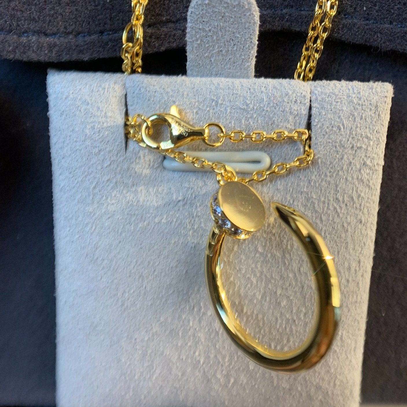 [Gaonasi]JUSTE NECKLACE GOLD DIAMONDS