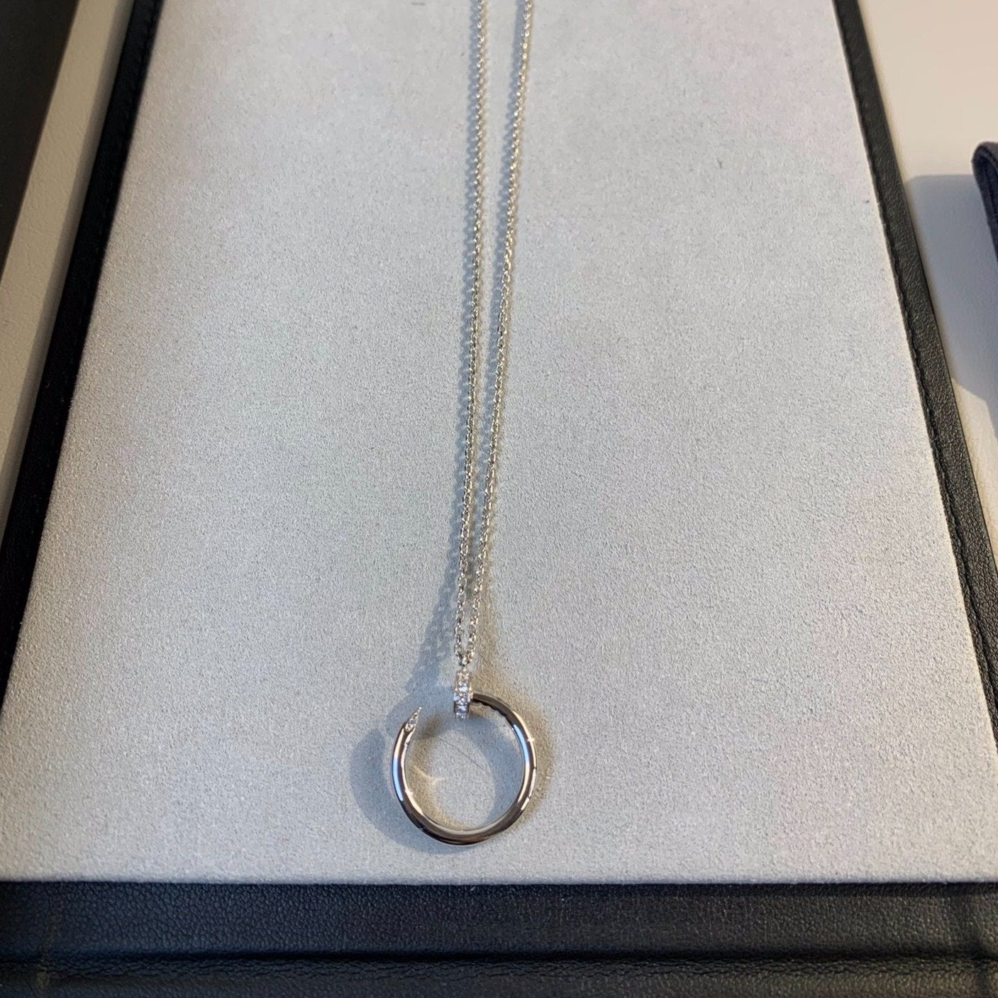 [Gaonasi]JUSTE NECKLACE SILVER