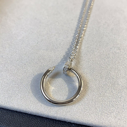 [Gaonasi]JUSTE NECKLACE SILVER