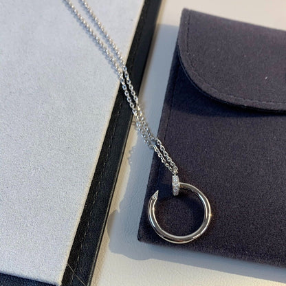 [Gaonasi]JUSTE NECKLACE SILVER