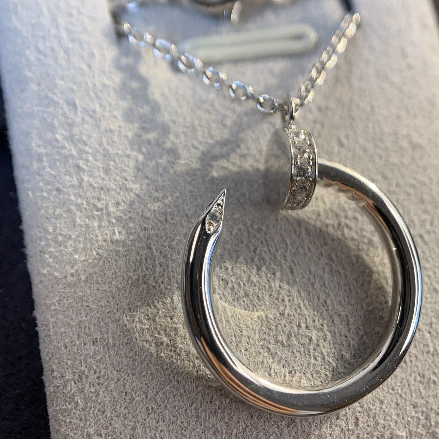 [Gaonasi]JUSTE NECKLACE SILVER