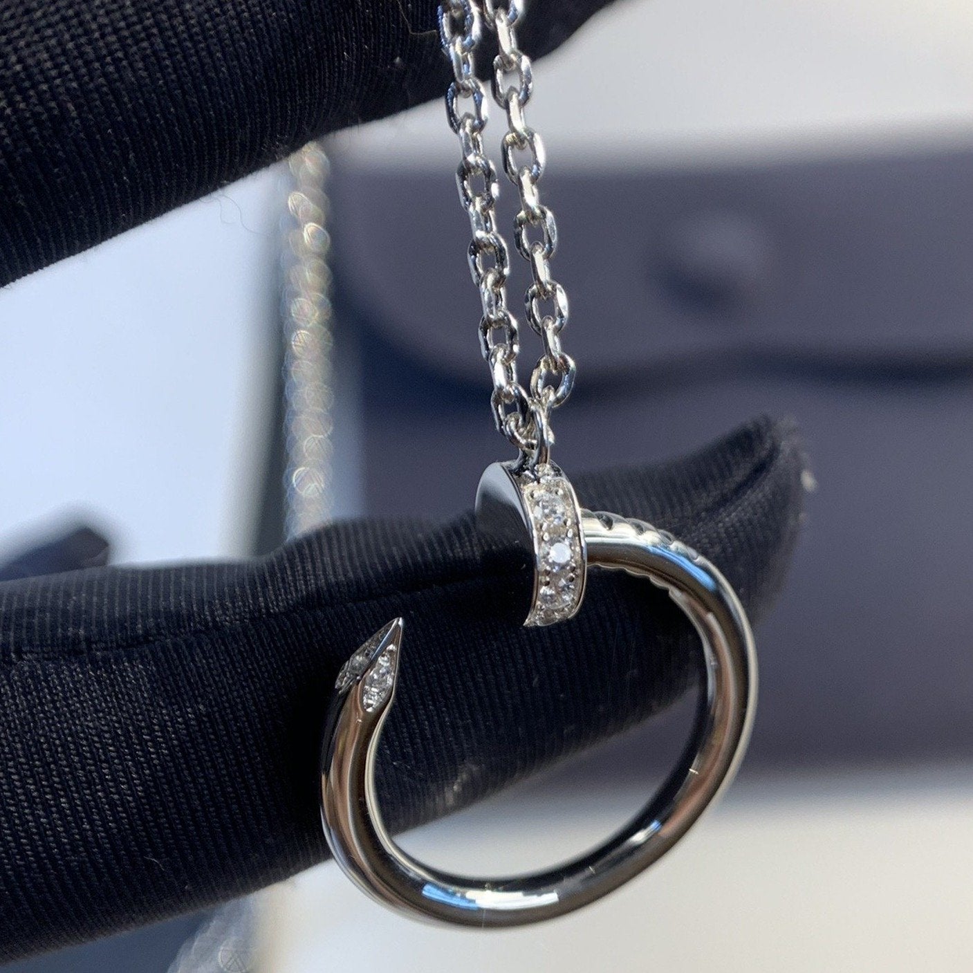[Gaonasi]JUSTE NECKLACE SILVER