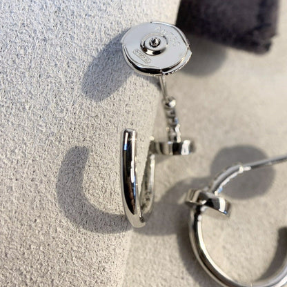 [Gaonasi]JUSTE EARRINGS SILVER