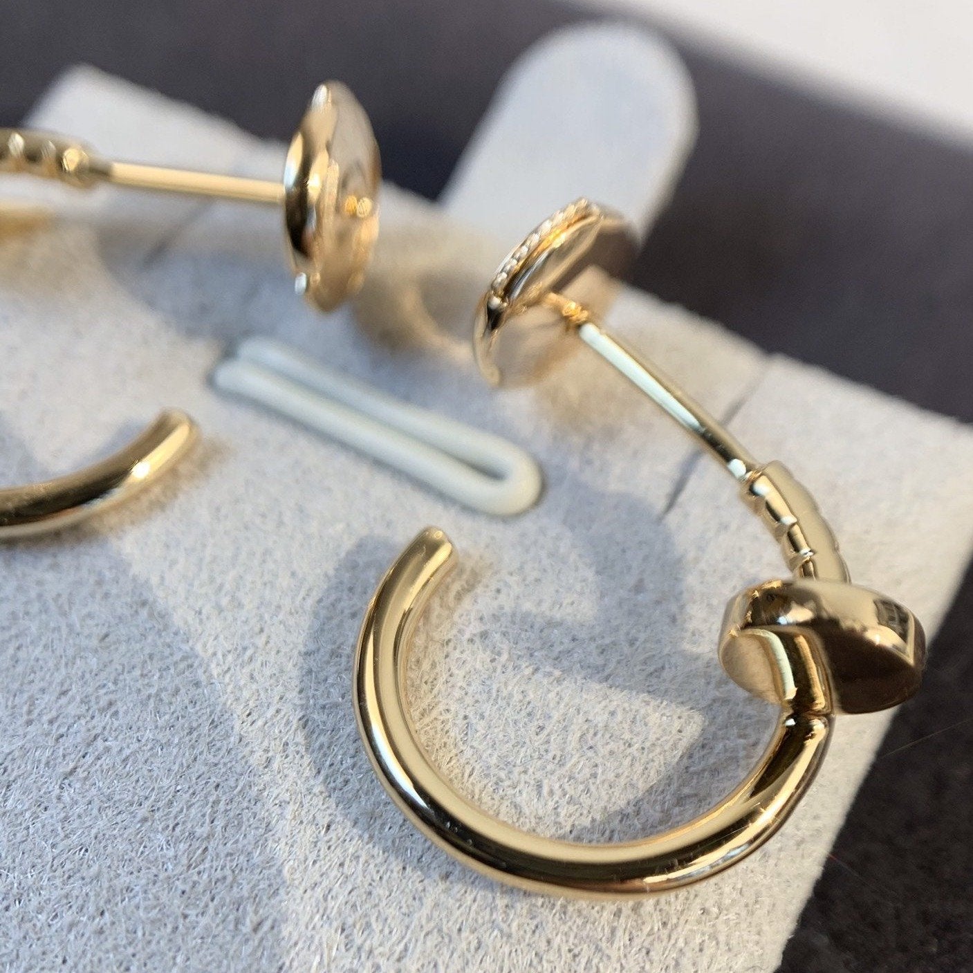 [Gaonasi]JUSTE EARRINGS PINK GOLD