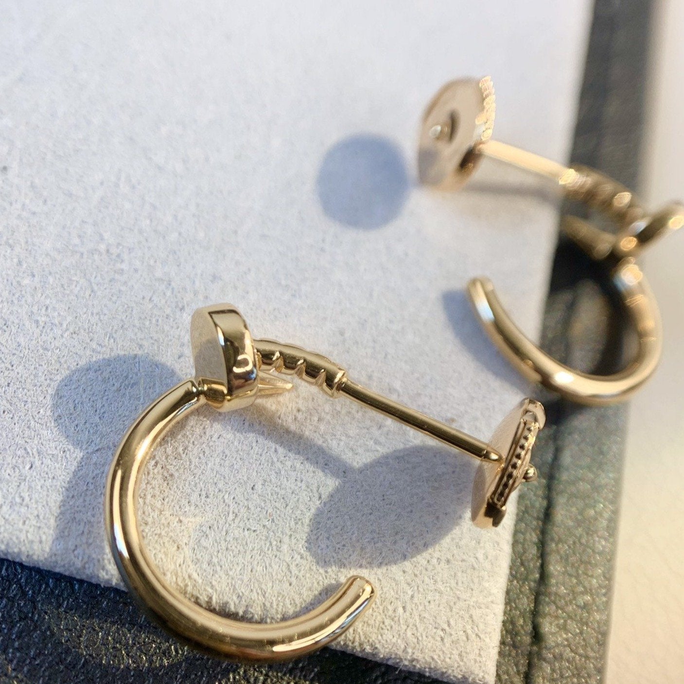 [Gaonasi]JUSTE EARRINGS PINK GOLD