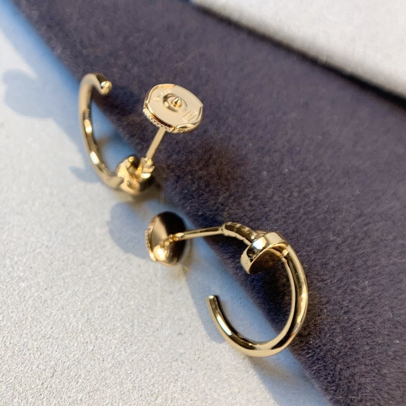 [Gaonasi]JUSTE EARRINGS PINK GOLD