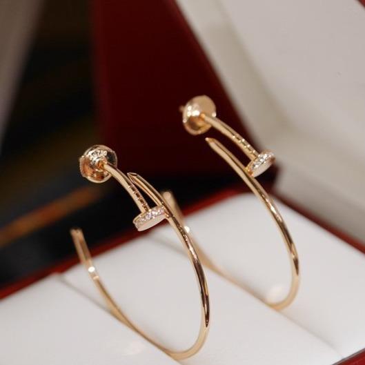 [Gaonasi]JUSTE EARRINGS DIAMONDS 1.8MM