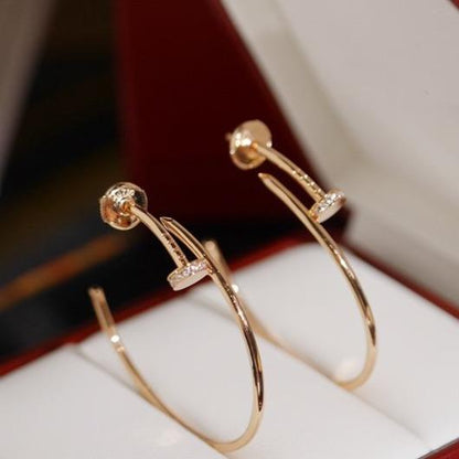 [Gaonasi]JUSTE EARRINGS DIAMONDS 1.8MM