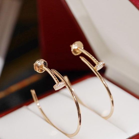 [Gaonasi]JUSTE EARRINGS DIAMONDS 1.8MM