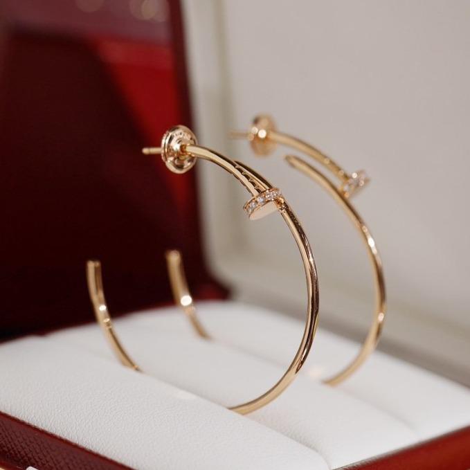 [Gaonasi]JUSTE EARRINGS DIAMONDS 1.8MM