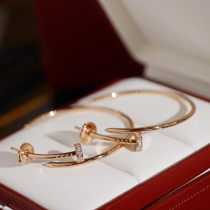 [Gaonasi]JUSTE EARRINGS DIAMONDS 1.8MM