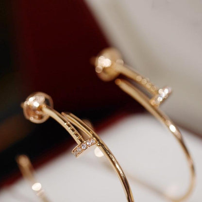 [Gaonasi]JUSTE EARRINGS DIAMONDS 1.8MM