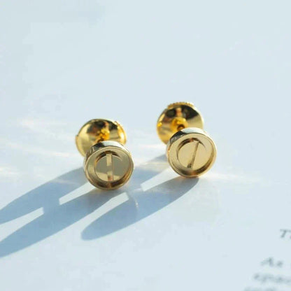 [Gaonasi]LOVE EARRINGS GOLD 10MM