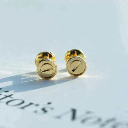 [Gaonasi]LOVE EARRINGS GOLD 10MM