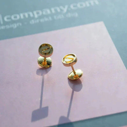 [Gaonasi]LOVE EARRINGS GOLD 10MM
