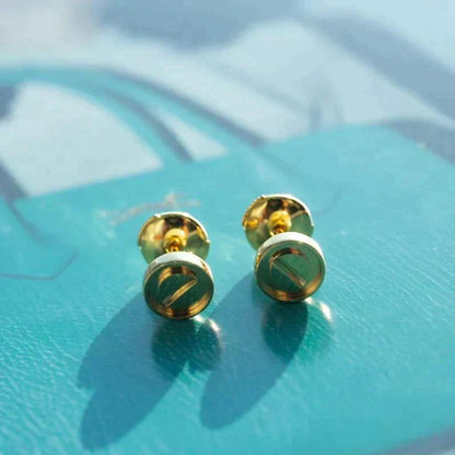 [Gaonasi]LOVE EARRINGS GOLD 10MM