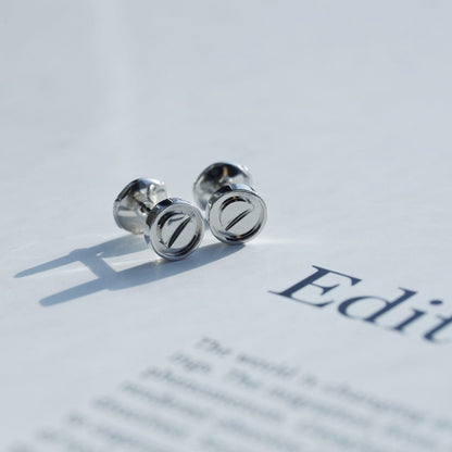 [Gaonasi]LOVE EARRINGS SILVER 10MM