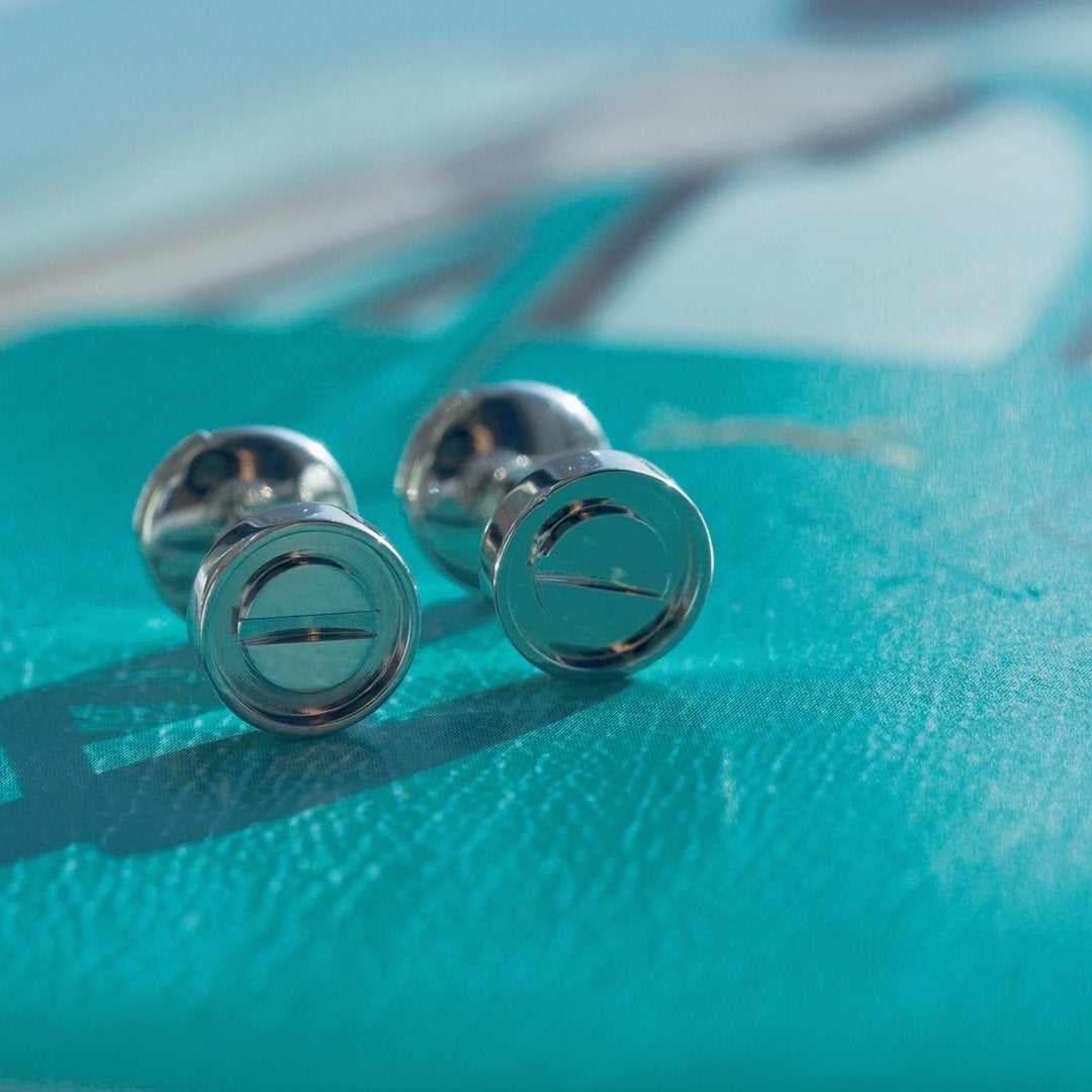 [Gaonasi]LOVE EARRINGS SILVER 10MM