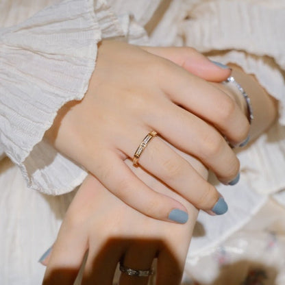 [Gaonasi]LOVE RING 2.65MM DIAMOND