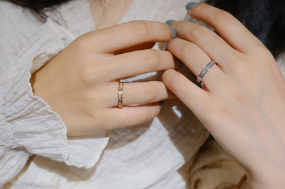 [Gaonasi]LOVE RING 2.65MM DIAMOND