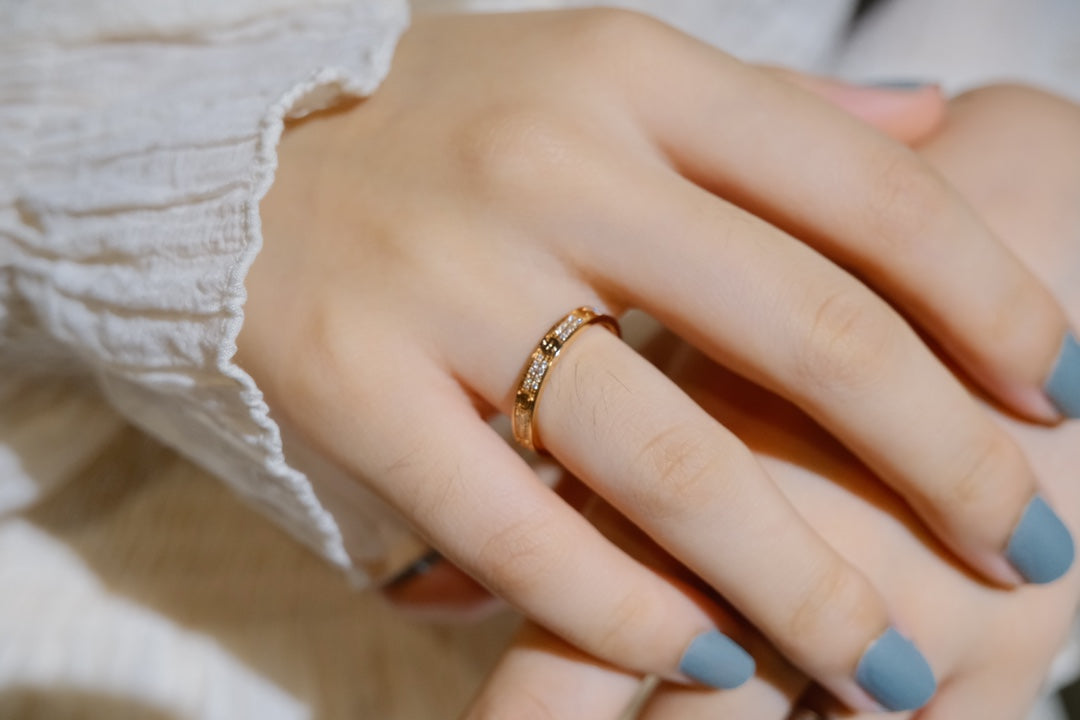 [Gaonasi]LOVE RING 2.65MM DIAMOND