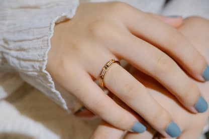 [Gaonasi]LOVE RING 2.65MM DIAMOND