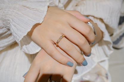 [Gaonasi]LOVE RING 2.65MM DIAMOND