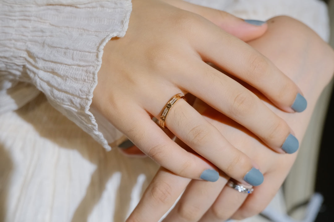 [Gaonasi]LOVE RING 2.65MM DIAMOND