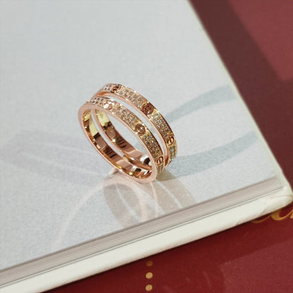 [Gaonasi]LOVE RING 2.65MM DIAMOND