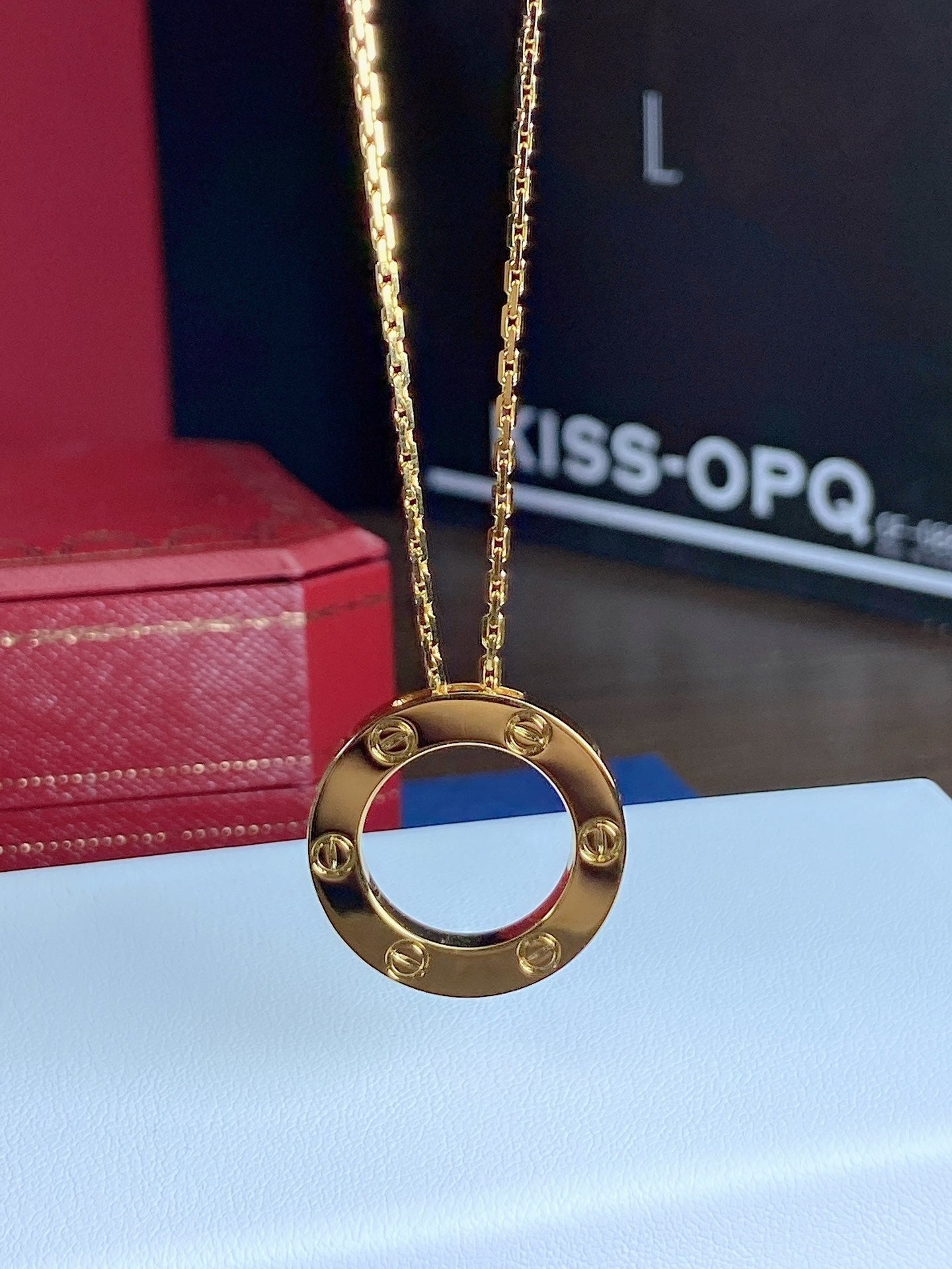 [Gaonasi]LOVE NECKLACE 16MM