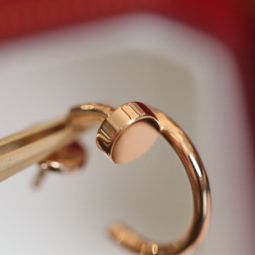 [Gaonasi]JUSTE EARRINGS PINK GOLD