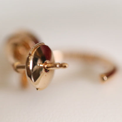 [Gaonasi]JUSTE EARRINGS PINK GOLD
