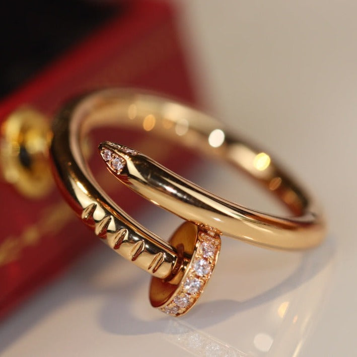 [Gaonasi]JUSTE RING 2.65MM GOLD DIAMOND