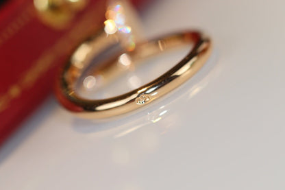 [Gaonasi]JUSTE RING 2.65MM GOLD DIAMOND