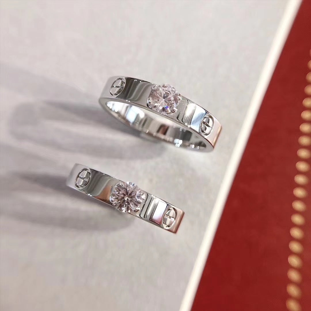 [Gaonasi]LOVE RING 3.6MM 1 BIG DIAMOND
