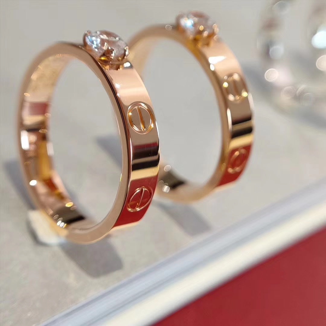 [Gaonasi]LOVE RING 3.6MM 1 BIG DIAMOND