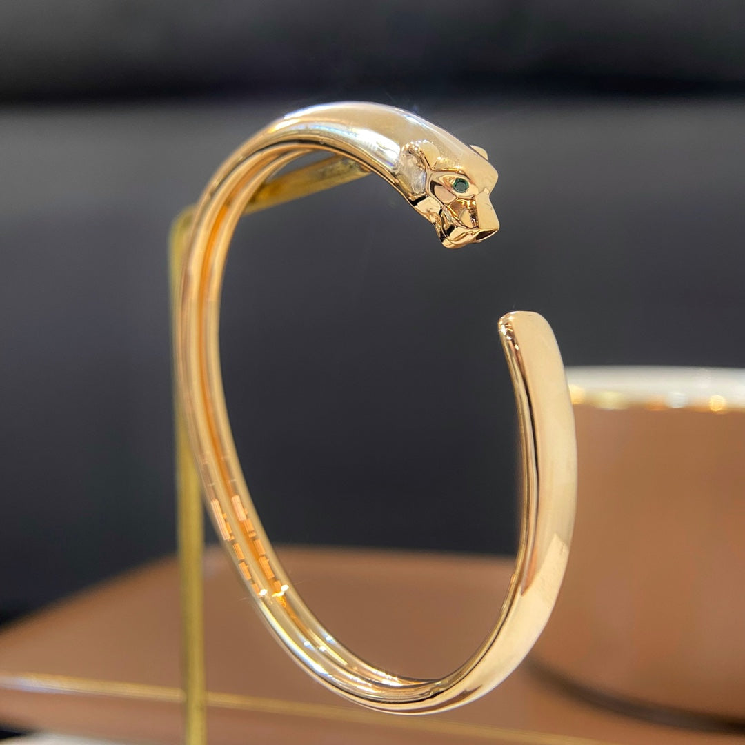 [Gaonasi]PANTHERE GOLD OPEN BRACELET