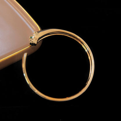 [Gaonasi]PANTHERE GOLD OPEN BRACELET