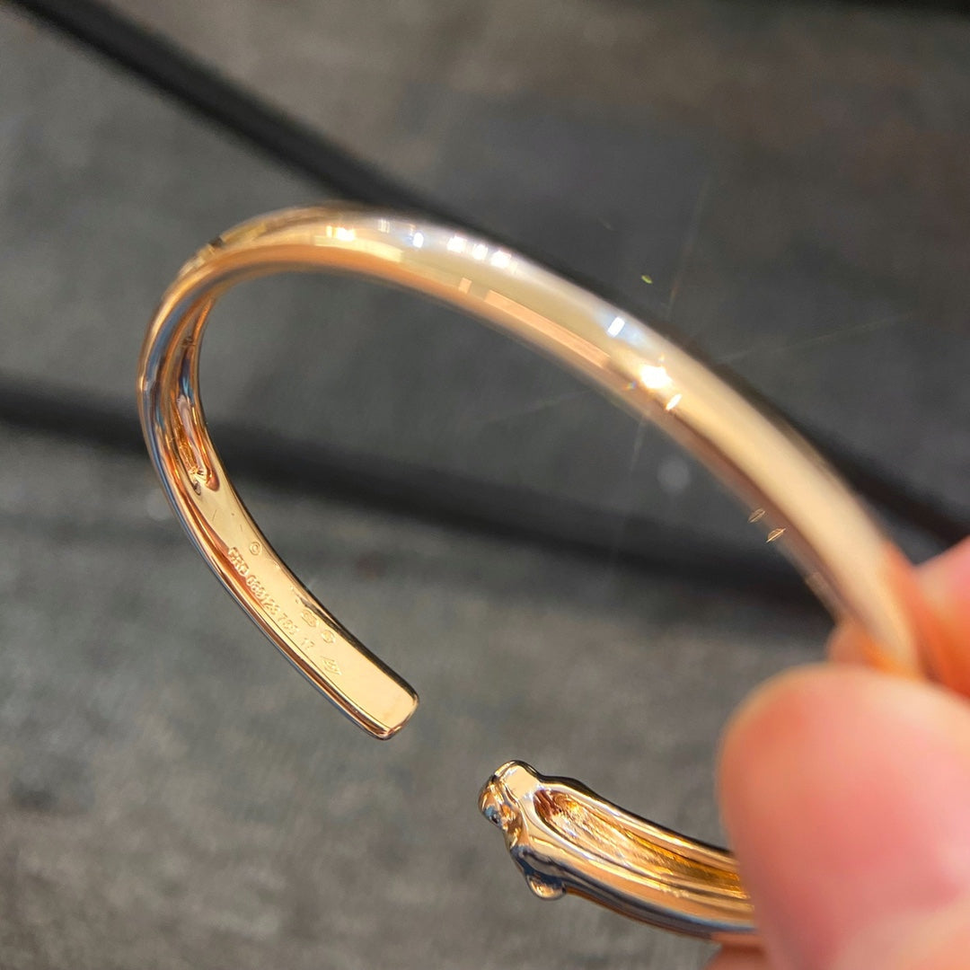 [Gaonasi]PANTHERE GOLD OPEN BRACELET