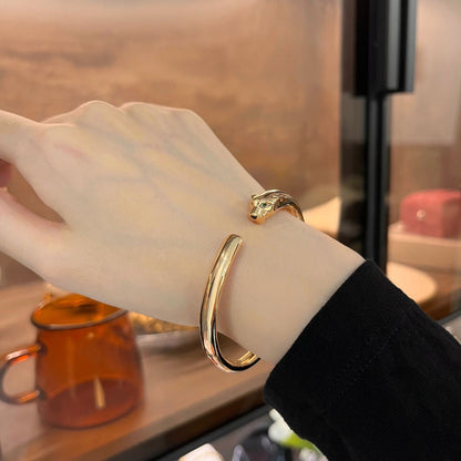 [Gaonasi]PANTHERE GOLD OPEN BRACELET