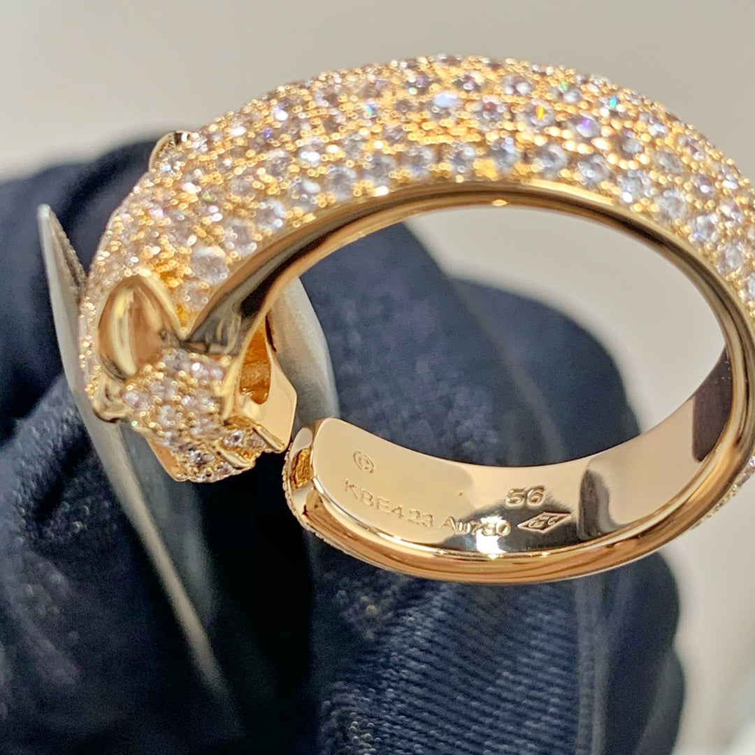 [Gaonasi]PANTHERE PINK GOLD DIAMOND RING