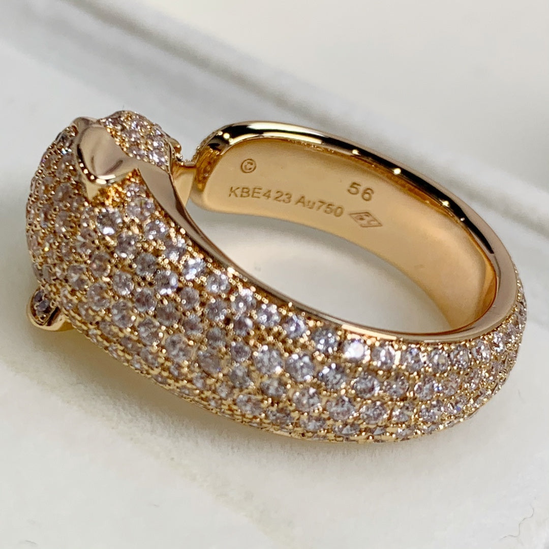 [Gaonasi]PANTHERE PINK GOLD DIAMOND RING