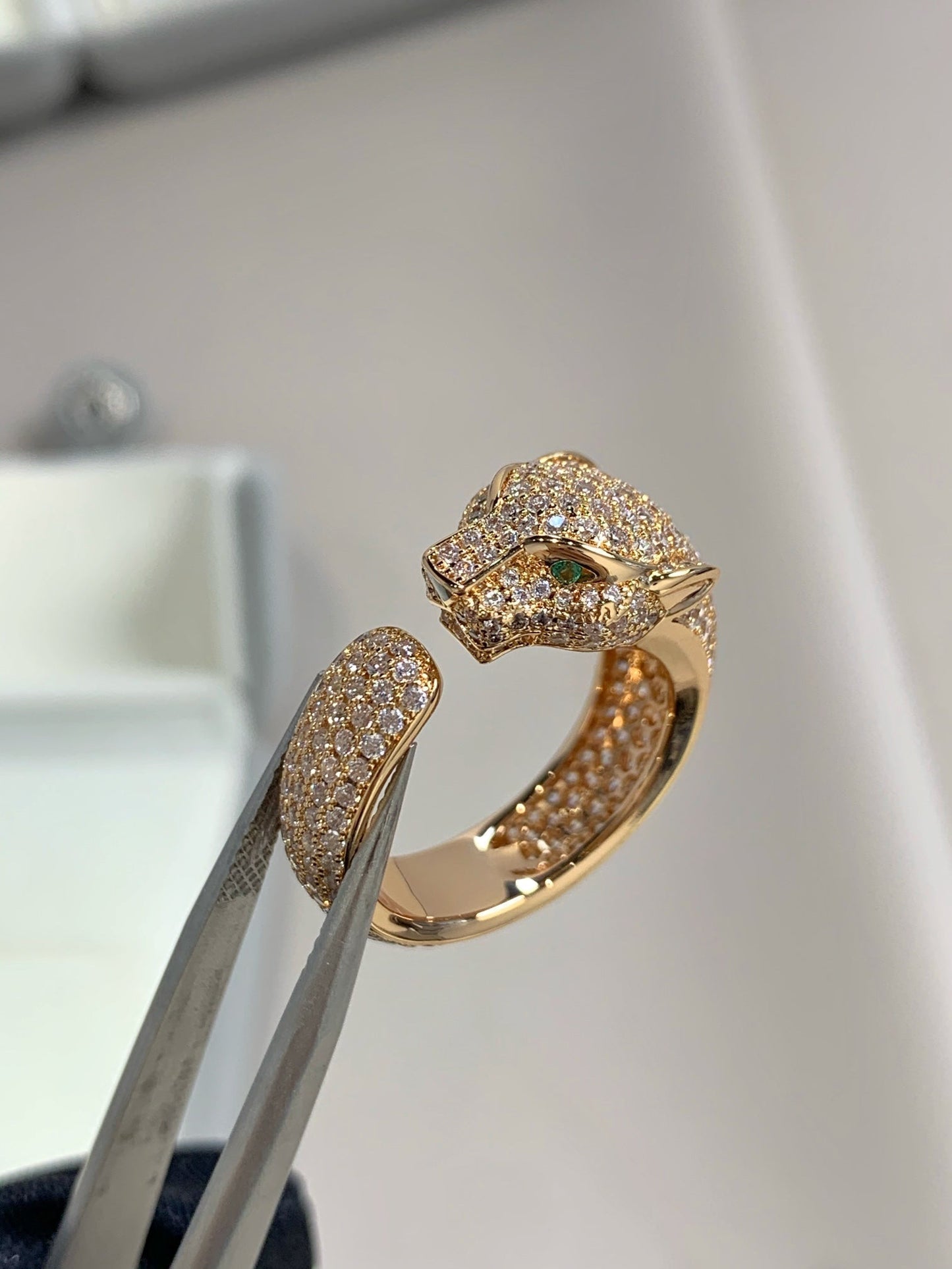 [Gaonasi]PANTHERE PINK GOLD DIAMOND RING