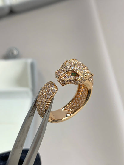[Gaonasi]PANTHERE PINK GOLD DIAMOND RING