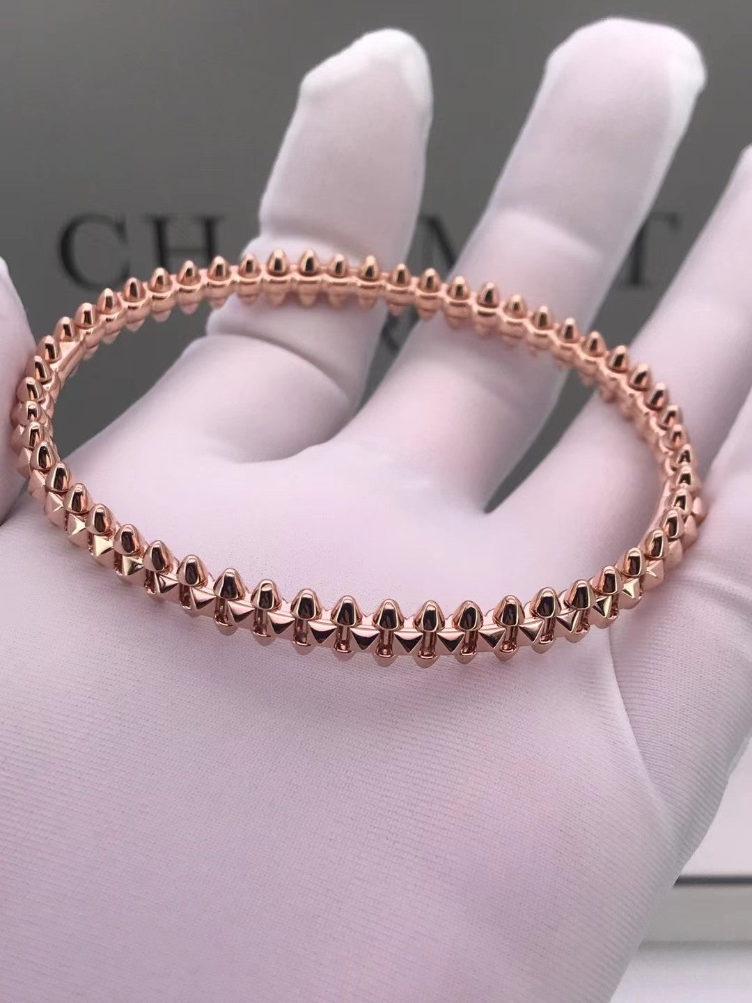 [Gaonasi]CLASH PINK GOLD BRACELET