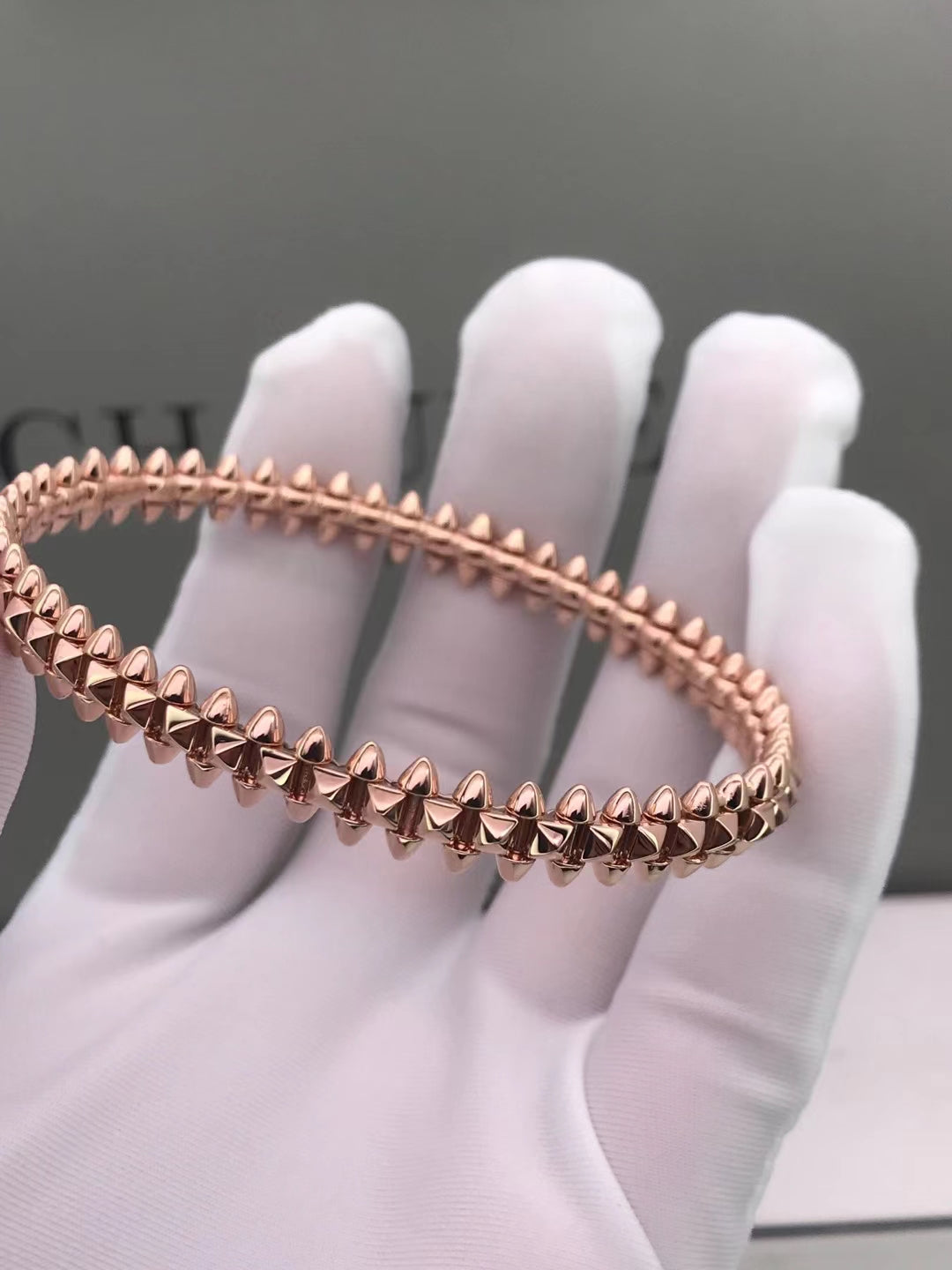[Gaonasi]CLASH PINK GOLD BRACELET