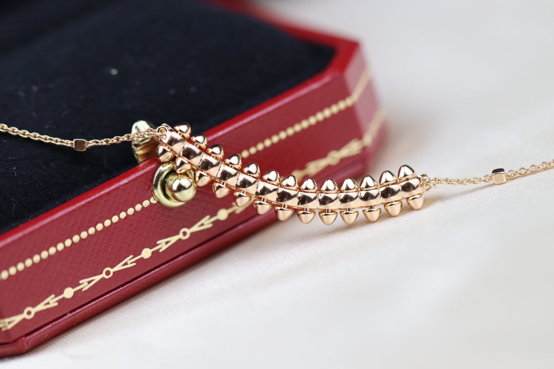 [Gaonasi]CLASH PINK GOLD NECKLACE