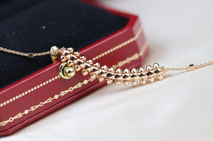 [Gaonasi]CLASH PINK GOLD NECKLACE